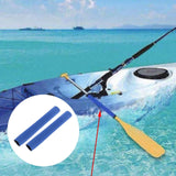 Maxbell 2Pcs Diving Fabric Non-slip Paddle Grip Protect Sleeves Prevent Covers Wrap Blue