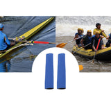 Maxbell 2Pcs Diving Fabric Non-slip Paddle Grip Protect Sleeves Prevent Covers Wrap Blue
