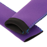Maxbell 2Pcs Diving Fabric Non-slip Paddle Grip Protect Sleeves Prevent Covers Wrap Purple