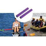 Maxbell 2Pcs Diving Fabric Non-slip Paddle Grip Protect Sleeves Prevent Covers Wrap Purple