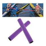 Maxbell 2Pcs Diving Fabric Non-slip Paddle Grip Protect Sleeves Prevent Covers Wrap Purple
