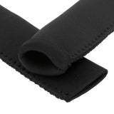 Maxbell 2Pcs Diving Fabric Non-slip Paddle Grip Protect Sleeves Prevent Covers Wrap Black