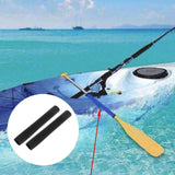 Maxbell 2Pcs Diving Fabric Non-slip Paddle Grip Protect Sleeves Prevent Covers Wrap Black