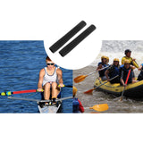 Maxbell 2Pcs Diving Fabric Non-slip Paddle Grip Protect Sleeves Prevent Covers Wrap Black