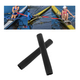 Maxbell 2Pcs Diving Fabric Non-slip Paddle Grip Protect Sleeves Prevent Covers Wrap Black