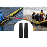 Maxbell 2Pcs Diving Fabric Non-slip Paddle Grip Protect Sleeves Prevent Covers Wrap Black