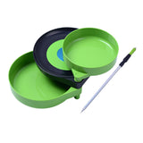 Maxbell Mini Magnetic Pull Bait Tray 360 Degree for Camping Hiking with Spike