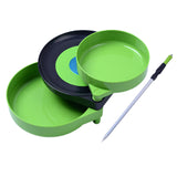 Maxbell Mini Magnetic Pull Bait Tray 360 Degree for Camping Hiking with Spike