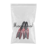 Maxbell Adult Diving Fin Full Foot Flippers Water Sports Beginner Swim Snorkeling Red Black S