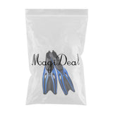Maxbell Adult Diving Fin Full Foot Flippers Water Sports Beginner Swim Snorkeling Blue Black S