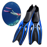 Maxbell Adult Diving Fin Full Foot Flippers Water Sports Beginner Swim Snorkeling Blue Black S