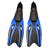 Maxbell Adult Diving Fin Full Foot Flippers Water Sports Beginner Swim Snorkeling Blue Black M