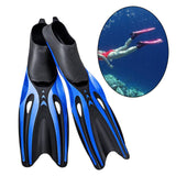 Maxbell Adult Diving Fin Full Foot Flippers Water Sports Beginner Swim Snorkeling Blue Black M