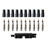 Maxbell Replacement Presta Valve Core with Valve Core Remover Tool Kit Bike MTB