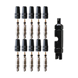 Maxbell Replacement Presta Valve Core with Valve Core Remover Tool Kit Bike MTB
