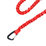 Maxbell Bike Tow Rope Bungee Cord Elastic Dogs Lead Running Belt Pet Leash Red