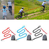 Maxbell Bike Tow Rope Bungee Cord Elastic Dogs Lead Running Belt Pet Leash Red