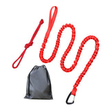 Maxbell Bike Tow Rope Bungee Cord Elastic Dogs Lead Running Belt Pet Leash Red