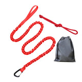 Maxbell Bike Tow Rope Bungee Cord Elastic Dogs Lead Running Belt Pet Leash Red