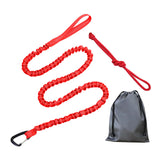 Maxbell Bike Tow Rope Bungee Cord Elastic Dogs Lead Running Belt Pet Leash Red