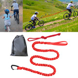 Maxbell Bike Tow Rope Bungee Cord Elastic Dogs Lead Running Belt Pet Leash Red