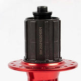 Maxbell Mountain Bike Hub 8/9/10/11 Speed for 6 Bolts Disc Brake Rear Red