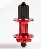 Maxbell Mountain Bike Hub 8/9/10/11 Speed for 6 Bolts Disc Brake Rear Red