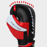 Maxbell Men Women Boxing Training Gloves Sparring Kickboxing GYM Punching 10oz Red