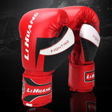 Maxbell Men Women Boxing Training Gloves Sparring Kickboxing GYM Punching 10oz Red