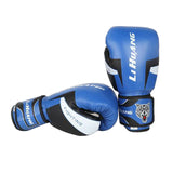 Maxbell Men Women Boxing Training Gloves Sparring Kickboxing GYM Punching 6oz Blue