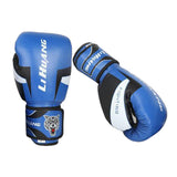 Maxbell Men Women Boxing Training Gloves Sparring Kickboxing GYM Punching 6oz Blue