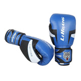 Maxbell Men Women Boxing Training Gloves Sparring Kickboxing GYM Punching 6oz Blue