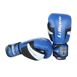 Maxbell Men Women Boxing Training Gloves Sparring Kickboxing GYM Punching 6oz Blue