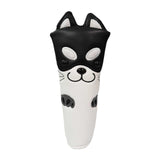 Maxbell Golf Putter Headcover Dog Pattern Club Head Cover Non-Slip Protector Black