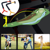 Maxbell Golf Swing Trainer Training Aid Assist Gesture Practice Guide Golfer Yellow