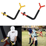 Maxbell Golf Swing Trainer Training Aid Assist Gesture Practice Guide Golfer Yellow