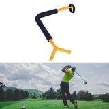 Maxbell Golf Swing Trainer Training Aid Assist Gesture Practice Guide Golfer Yellow