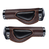 Maxbell 1 Pair Bike Handlebar Grips Ergonomic Non-slip MTB Road Bicycle Brown