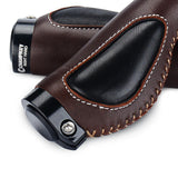 Maxbell 1 Pair Bike Handlebar Grips Ergonomic Non-slip MTB Road Bicycle Brown