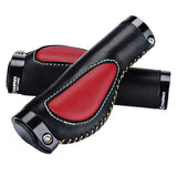 Maxbell 1 Pair Bike Handlebar Grips Ergonomic Non-slip MTB Road Bicycle Red