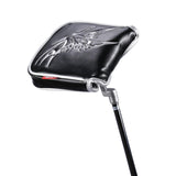 Maxbell Universal Golf Mallet Putter Cover Square Headcover Magnetic Closure Guard Butterfly Black