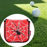 Maxbell Universal Golf Mallet Putter Cover Square Headcover Magnetic Closure Guard Spider Red