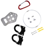 Maxbell MTB Bike Lock Shoes Hanger Kit Wall Hook Shoes Drying Hanger Cycling Parts For SPD