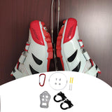 Maxbell MTB Bike Lock Shoes Hanger Kit Wall Hook Shoes Drying Hanger Cycling Parts For SPD