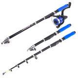 Maxbell Fishing Rod and Reel Combos Full Kit Telescopic Fishing Pole with