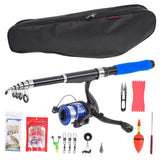 Maxbell Fishing Rod and Reel Combos Full Kit Telescopic Fishing Pole with