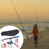 Maxbell Fishing Rod and Reel Combos Full Kit Telescopic Fishing Pole with