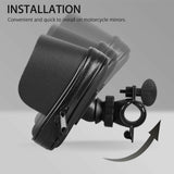 Maxbell Waterproof Bicycle Cell Phone/GPS Holder Case Bag Mount For Handlebar Black Normal