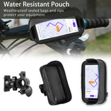 Maxbell Waterproof Bicycle Cell Phone/GPS Holder Case Bag Mount For Handlebar Black Normal