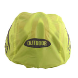 Maxbell Waterproof Cycling Helmet Cover Reflective Strip Protect Fluorescent Green 1